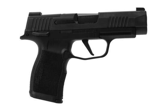 SIG Sauer P365XL sub compact 9mm pistol features an ambidextrous manual safety lever